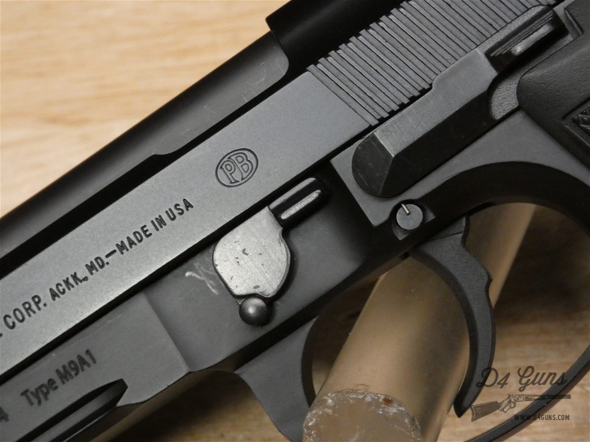 Beretta 92FS - M9A1 - 9mm - 92FS M9 - w/ OG Case + 7 Mags - Look!-img-4
