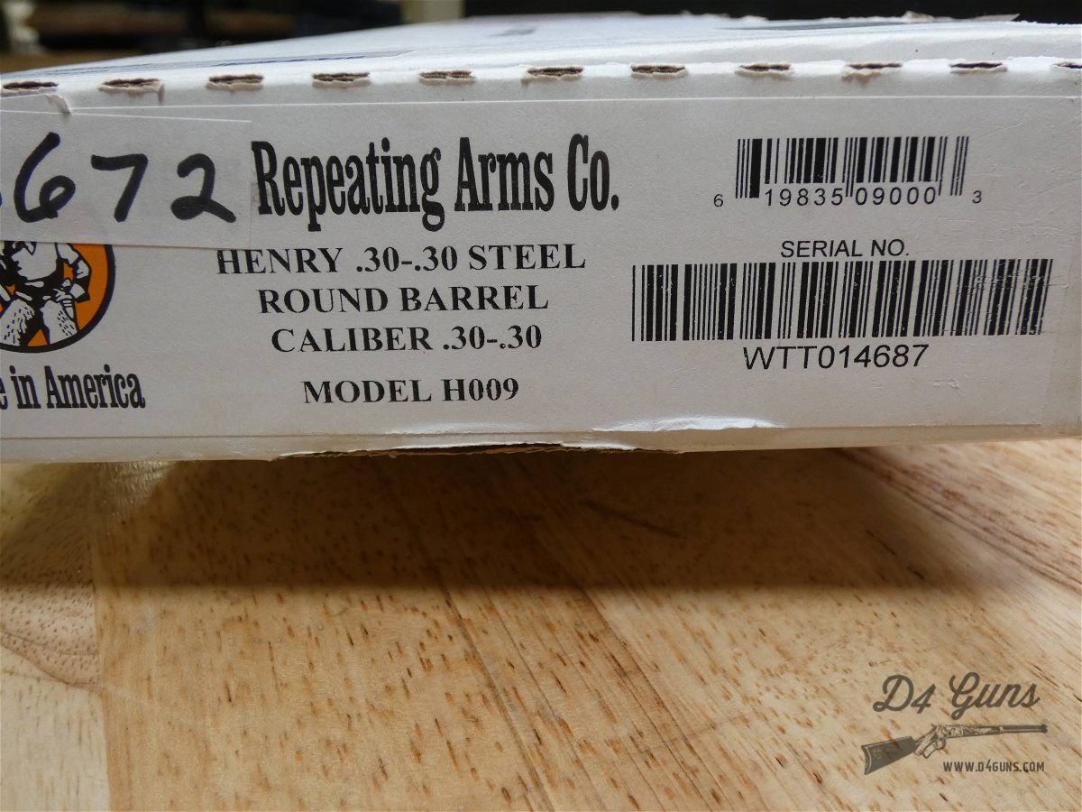 Henry Model H009 - .30-30 Win - Steel - w/ OG Box - Walnut Stock - XLNT!-img-43