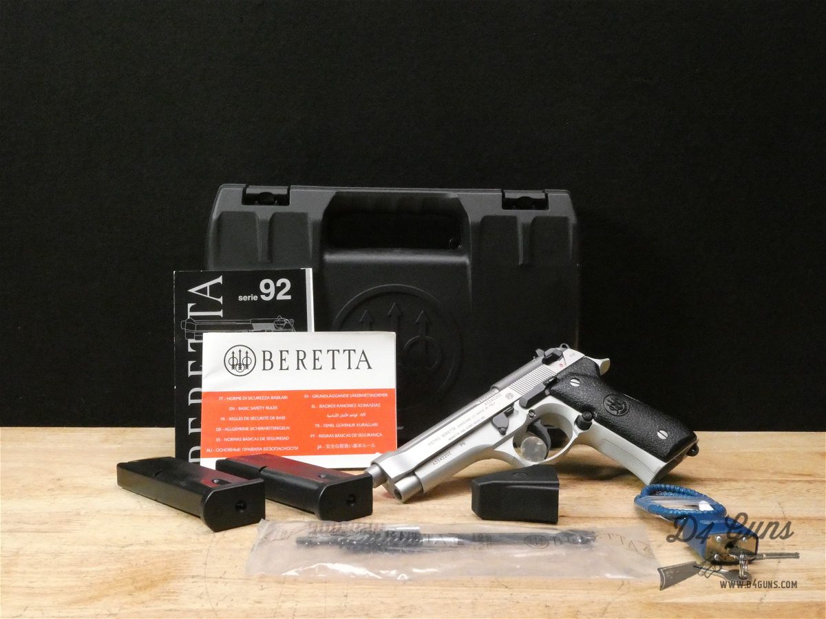 Beretta 92FS Inox - 9mm - Mfg. 2023 - M9 - 92 FS Stainless - Italy - SA/DA-img-1