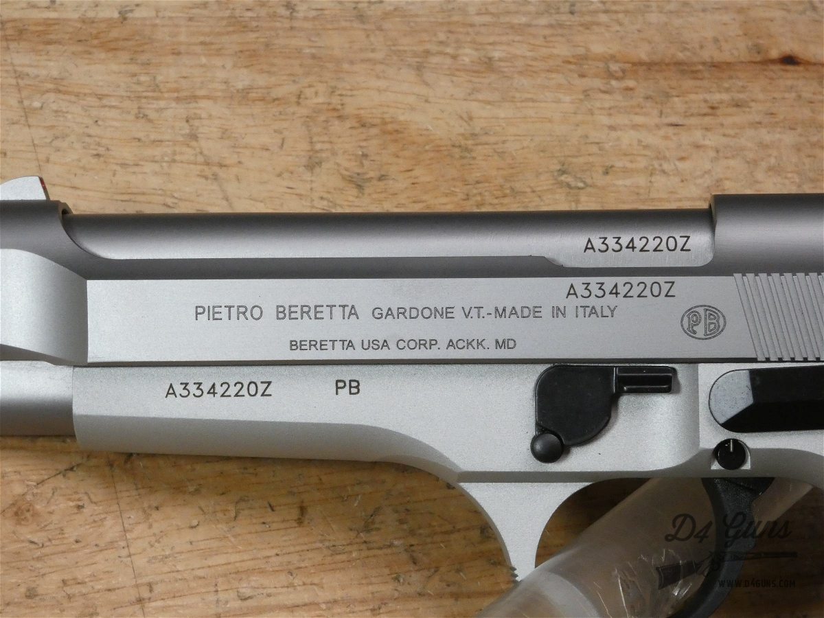 Beretta 92FS Inox - 9mm - Mfg. 2023 - M9 - 92 FS Stainless - Italy - SA/DA-img-30