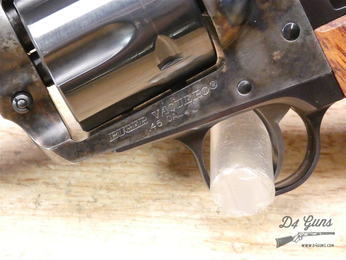 Ruger Vaquero - .45 Colt - Mfg. 1999 - SAA - Case Hardened Frame - OG Case-img-5