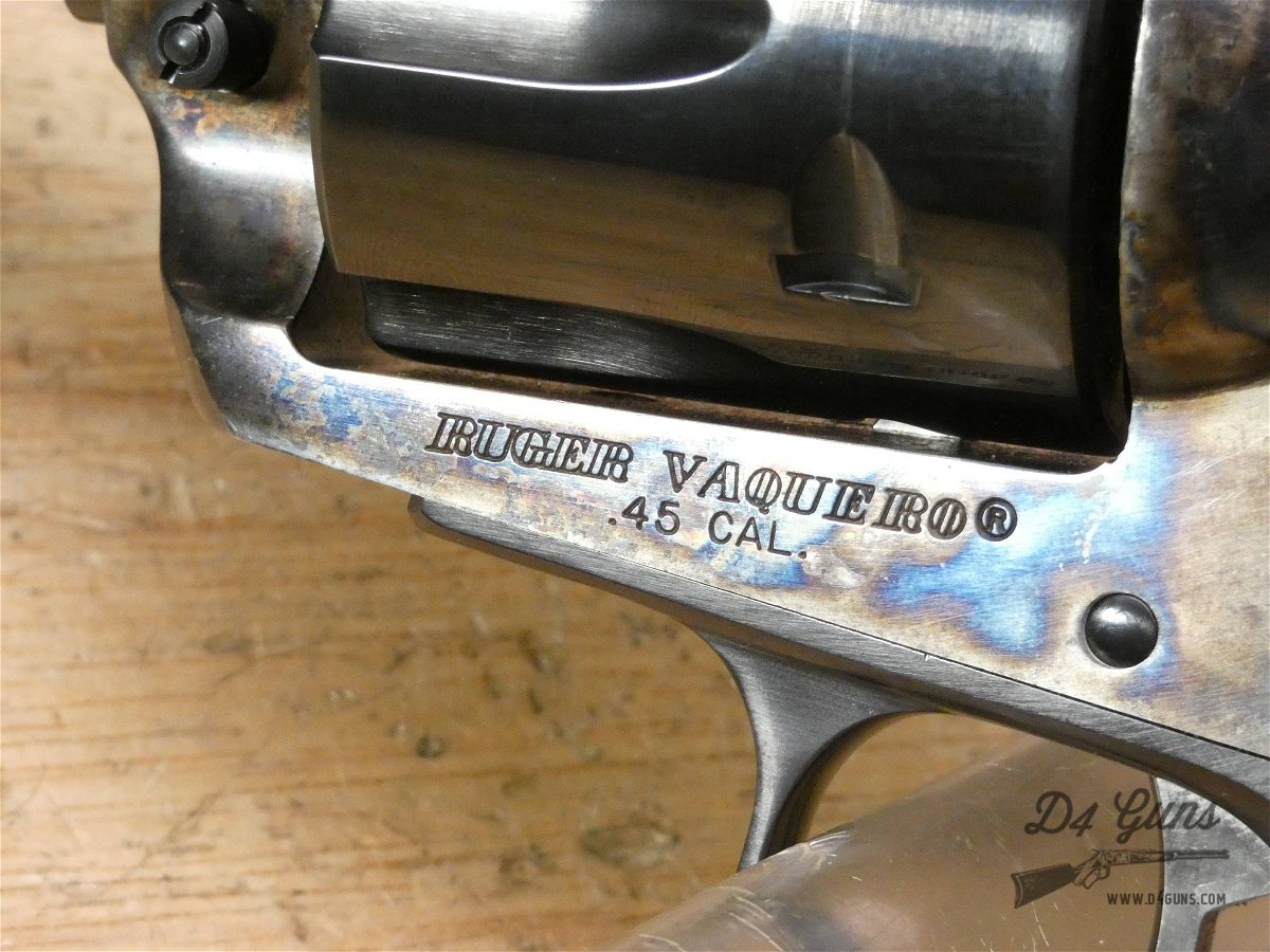 Ruger Vaquero - .45 Colt - Mfg. 1999 - SAA - Case Hardened Frame - OG Case-img-32