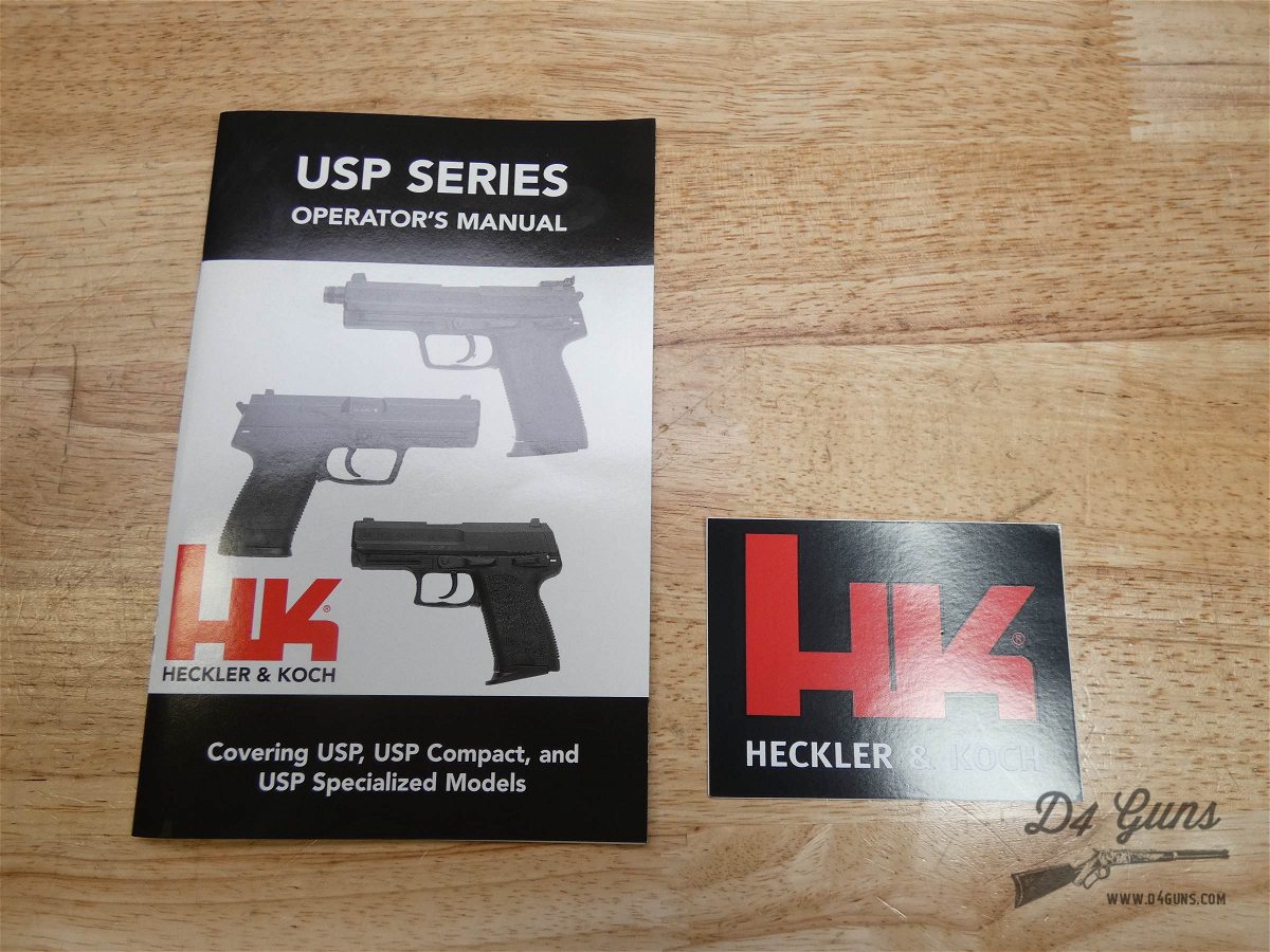 Heckler & Koch USP 9 Compact V1 - 9mm - USP9C-V1 - w/ Case + 3 Mags - HK-img-30
