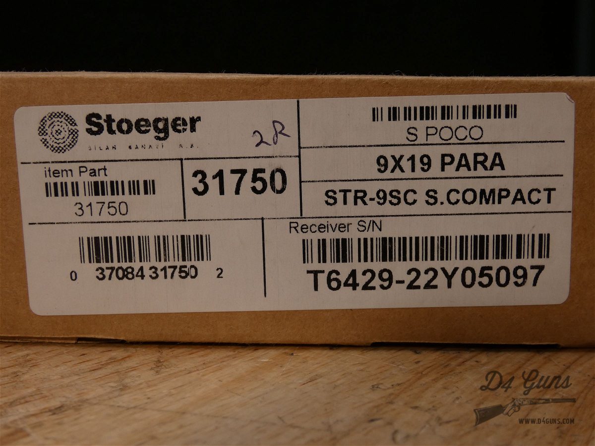 Stoeger STR-9SC - 9mm - w/ 2 Magazines & Box - Sub Compact - Carry - CCW -img-31