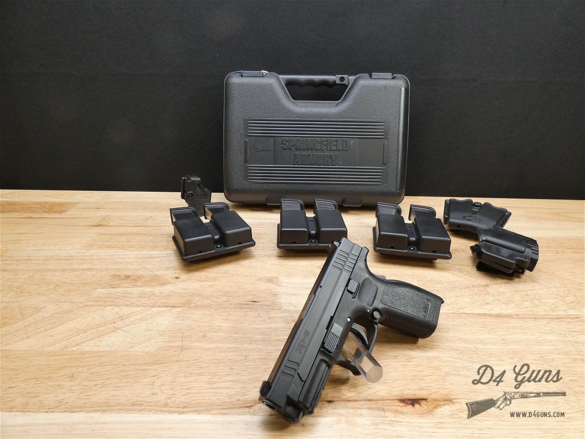 Springfield XD-9 - 9mm - XD9 - XD 9 - w/ Case + 6 Mags - Many XTRAS! LOOK!-img-2