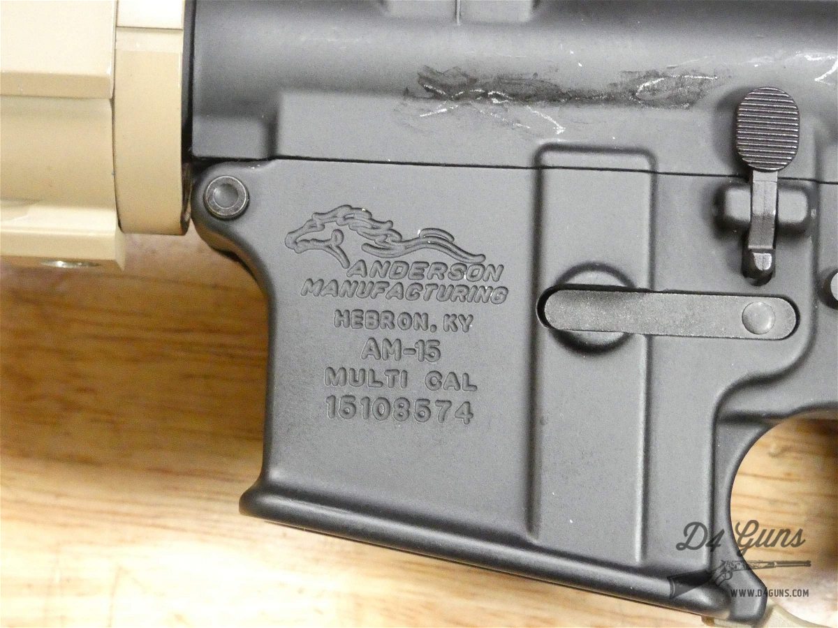 Anderson AM-15 - .223 Wylde - AR Pistol - AR-15 - AR15 - FDE - w/ Mag!-img-27