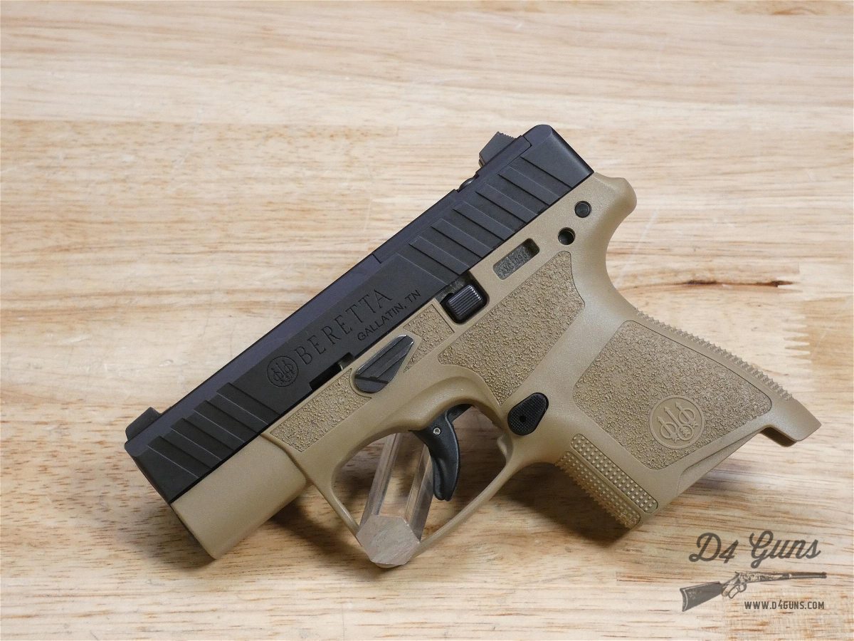 Beretta APX A1 Carry FDE - 9mm - Subcompact - Holster & 2 Mags -Optic Ready-img-2