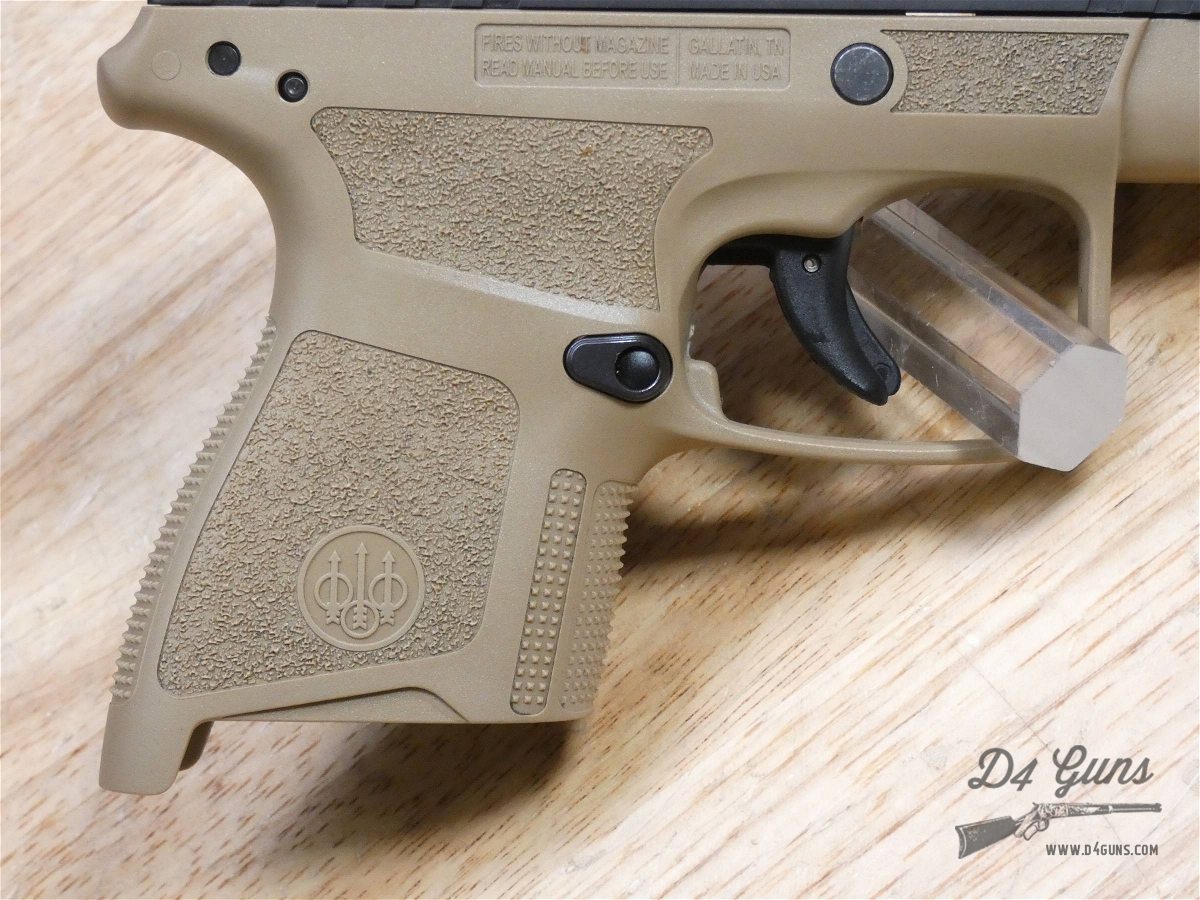 Beretta APX A1 Carry FDE - 9mm - Subcompact - Holster & 2 Mags -Optic Ready-img-8