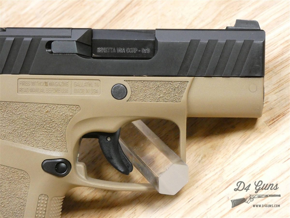 Beretta APX A1 Carry FDE - 9mm - Subcompact - Holster & 2 Mags -Optic Ready-img-10