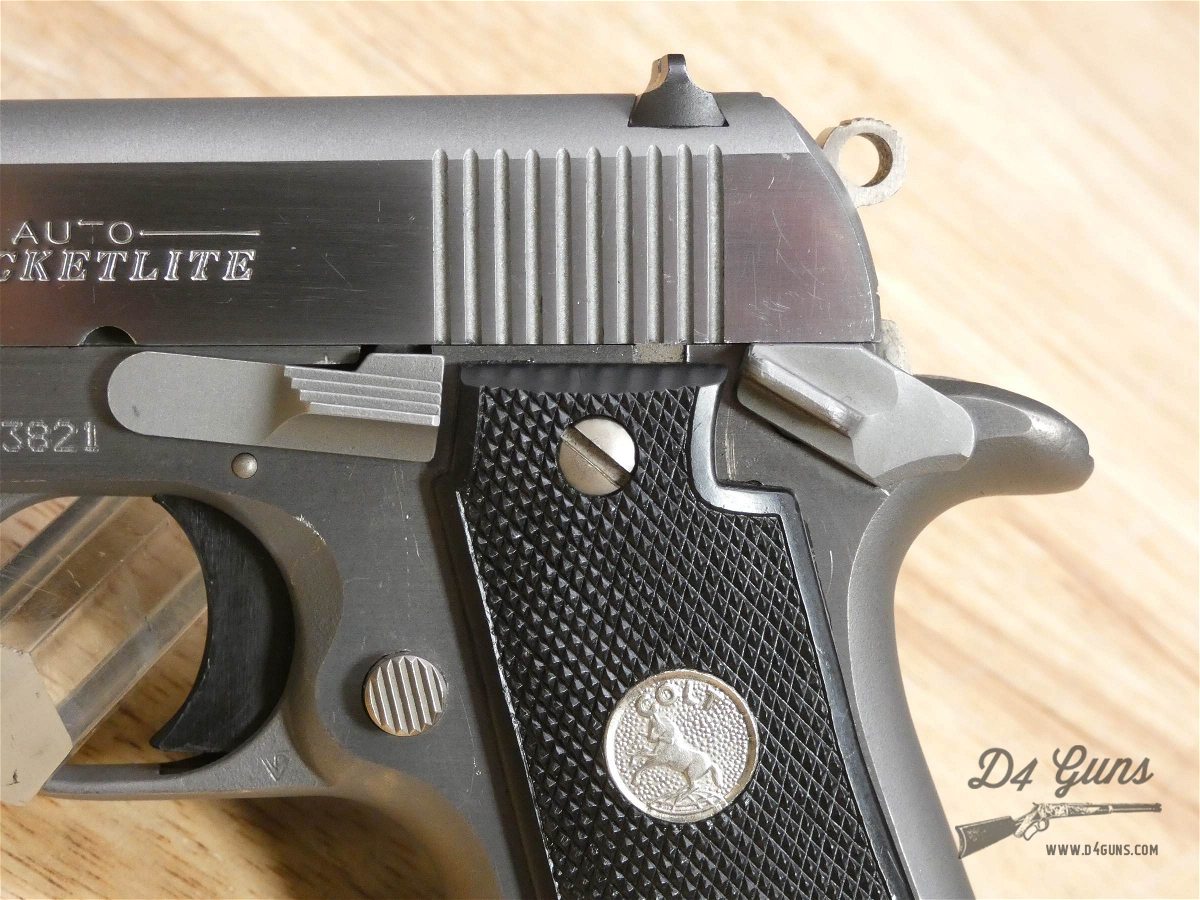 Colt Mustang Pocketlite - .380 ACP - 1993 - Mini 1911 - W/ Case & 2 Mags- C-img-5