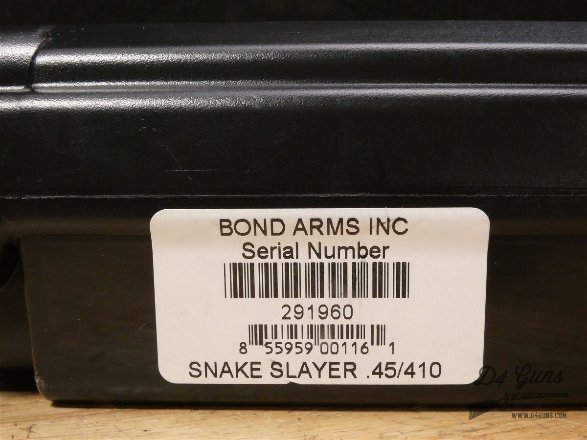 Bond Arms Snake Slayer Bond Defender - .45 Colt - .410 GA - 9mm - XLNT-img-41