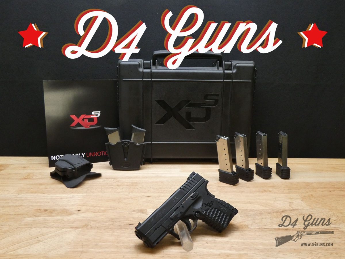 Springfield XDs-45 3.3 - .45 ACP  - 6 Mags & OG Case - Extras! XDs 45-img-0