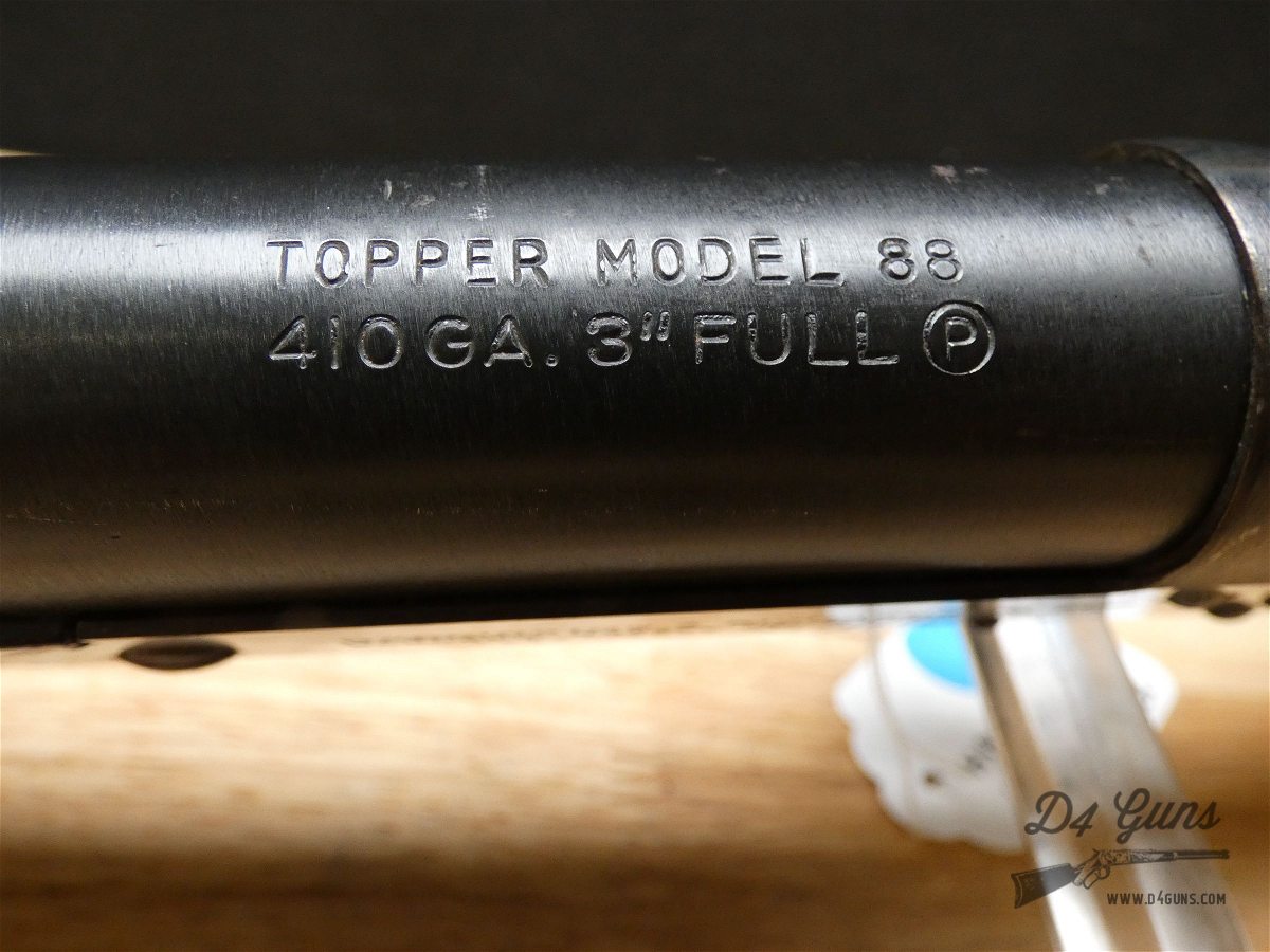 H&R Topper 88 - .410 Ga - FULL Choke - Harrington & Richardson M88-img-30