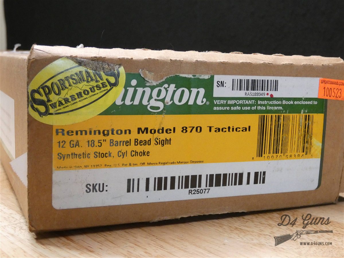 Remington 870 Tactical - 12 Gauge - Home Defense Pump - XLNT LIKE NEW-img-36