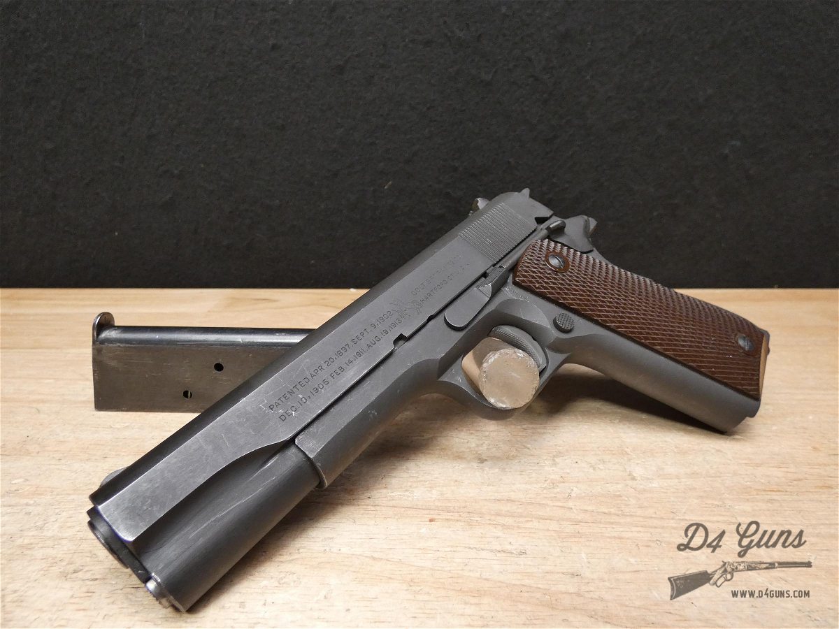 Colt M1911A1 US Property - .45 ACP - MFG 1944 - GHD - WWII 1911 A1-img-1