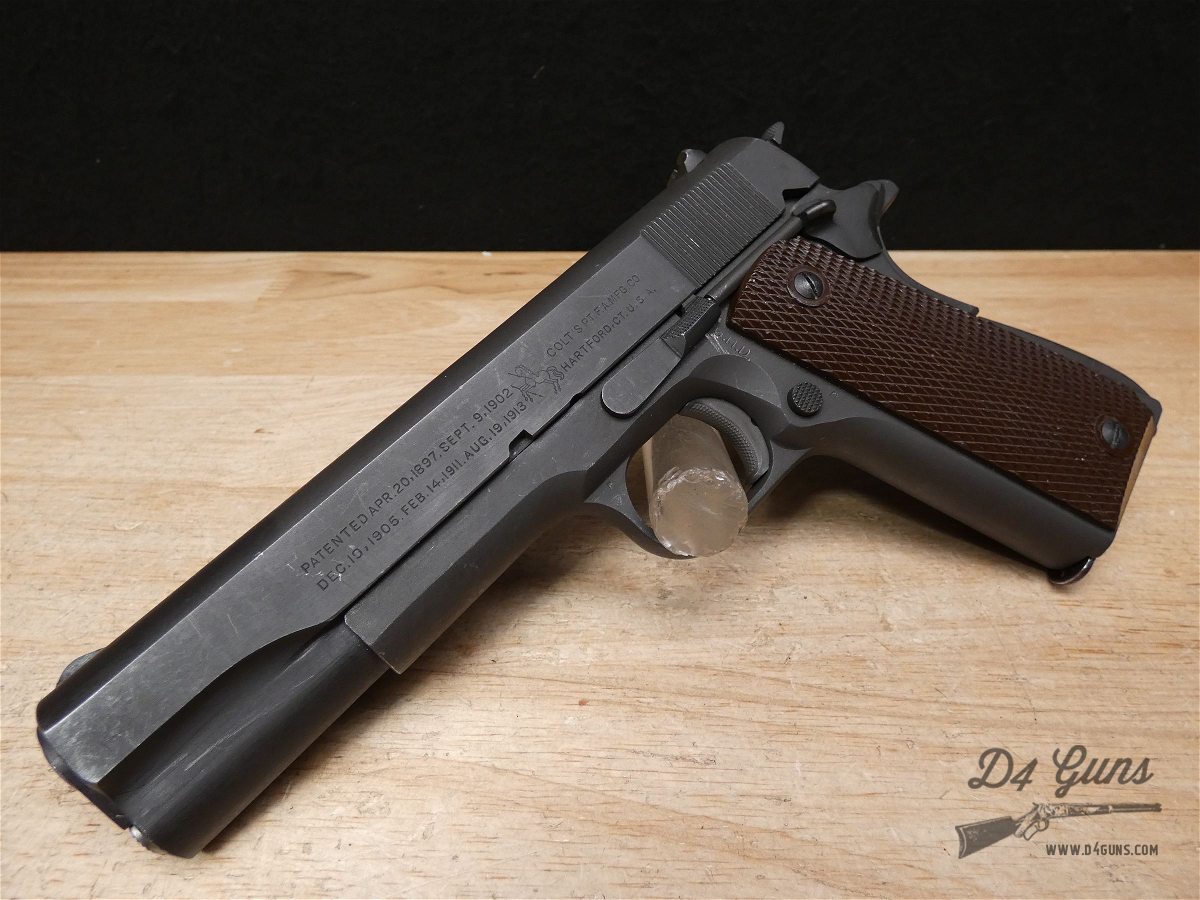 Colt M1911A1 US Property - .45 ACP - MFG 1944 - GHD - WWII 1911 A1-img-2