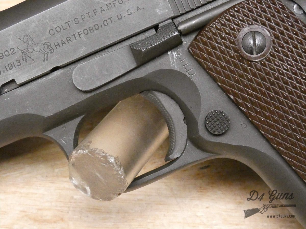 Colt M1911A1 US Property - .45 ACP - MFG 1944 - GHD - WWII 1911 A1-img-8