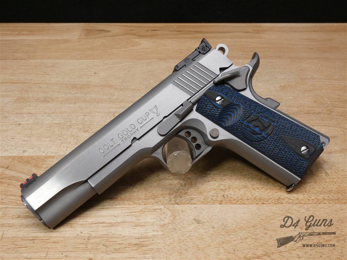 Colt Government Gold Cup Lite Trophy 1911 Stainless - .45 ACP -Series 70 -C-img-2