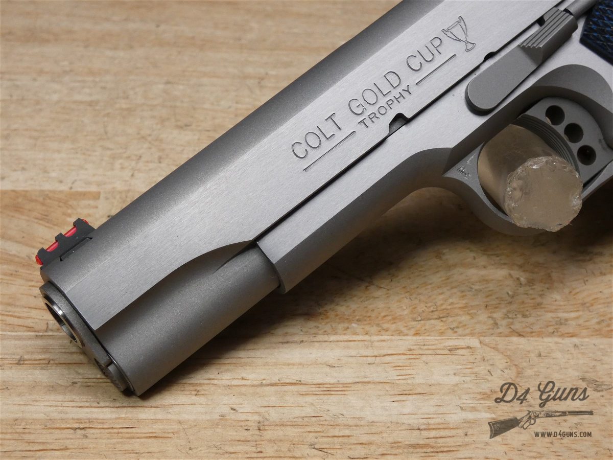 Colt Government Gold Cup Lite Trophy 1911 Stainless - .45 ACP -Series 70 -C-img-3