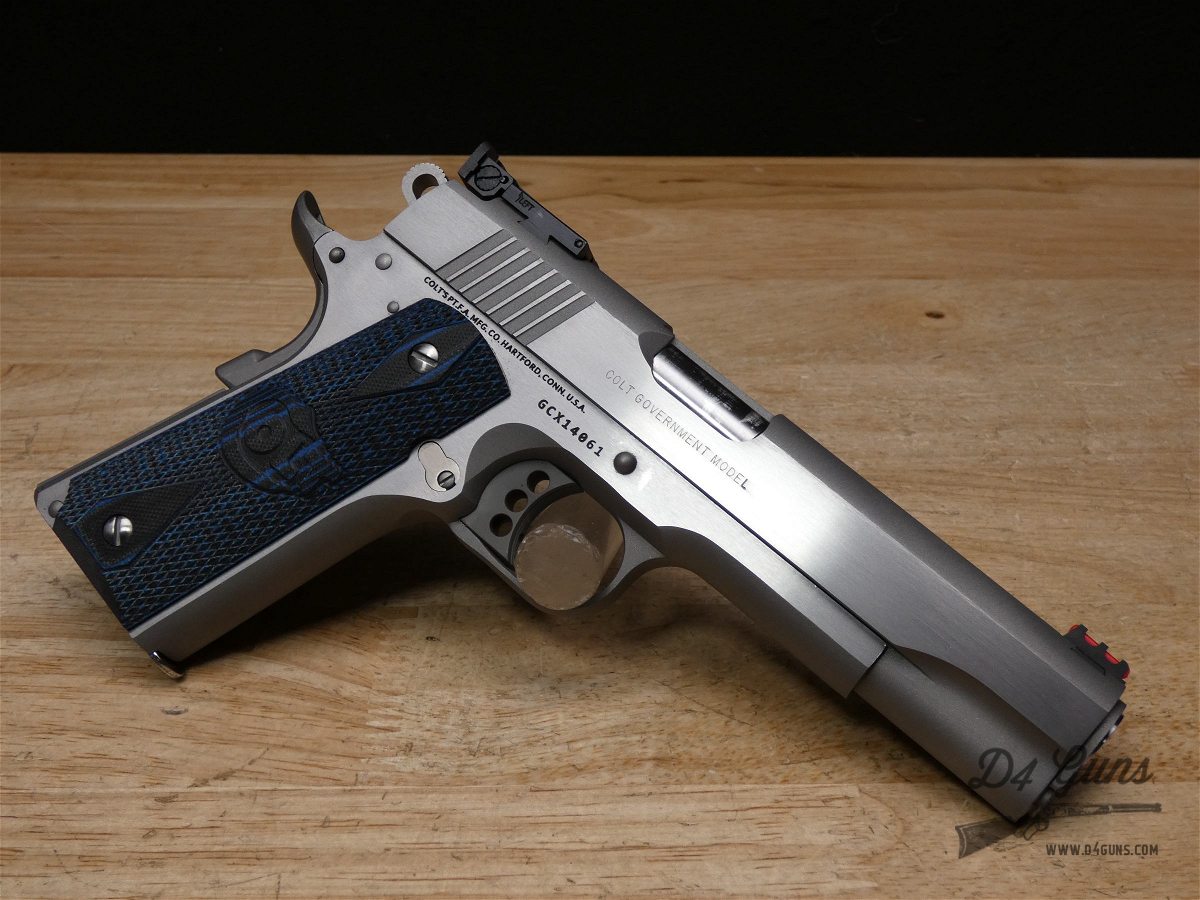 Colt Government Gold Cup Lite Trophy 1911 Stainless - .45 ACP -Series 70 -C-img-9