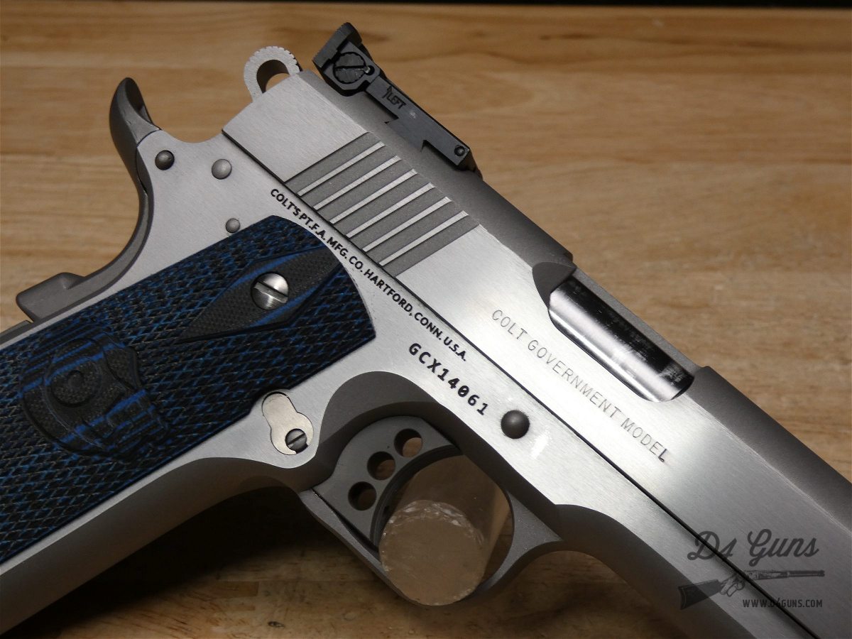 Colt Government Gold Cup Lite Trophy 1911 Stainless - .45 ACP -Series 70 -C-img-11