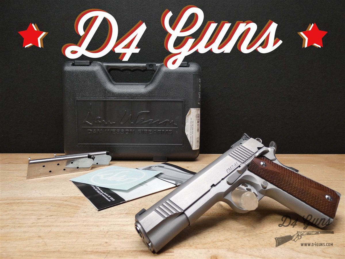 Dan Wesson PM7-45 Pointman Seven - .45 ACP - Stainless 1911 w/ XTRAS-img-0