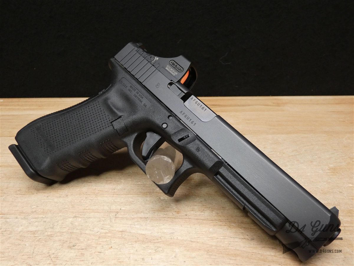 Glock 34 Gen 4 MOS - 9mm - 4 Mags + Upgraded Trigger - G34 w/ Holosun Optic-img-9