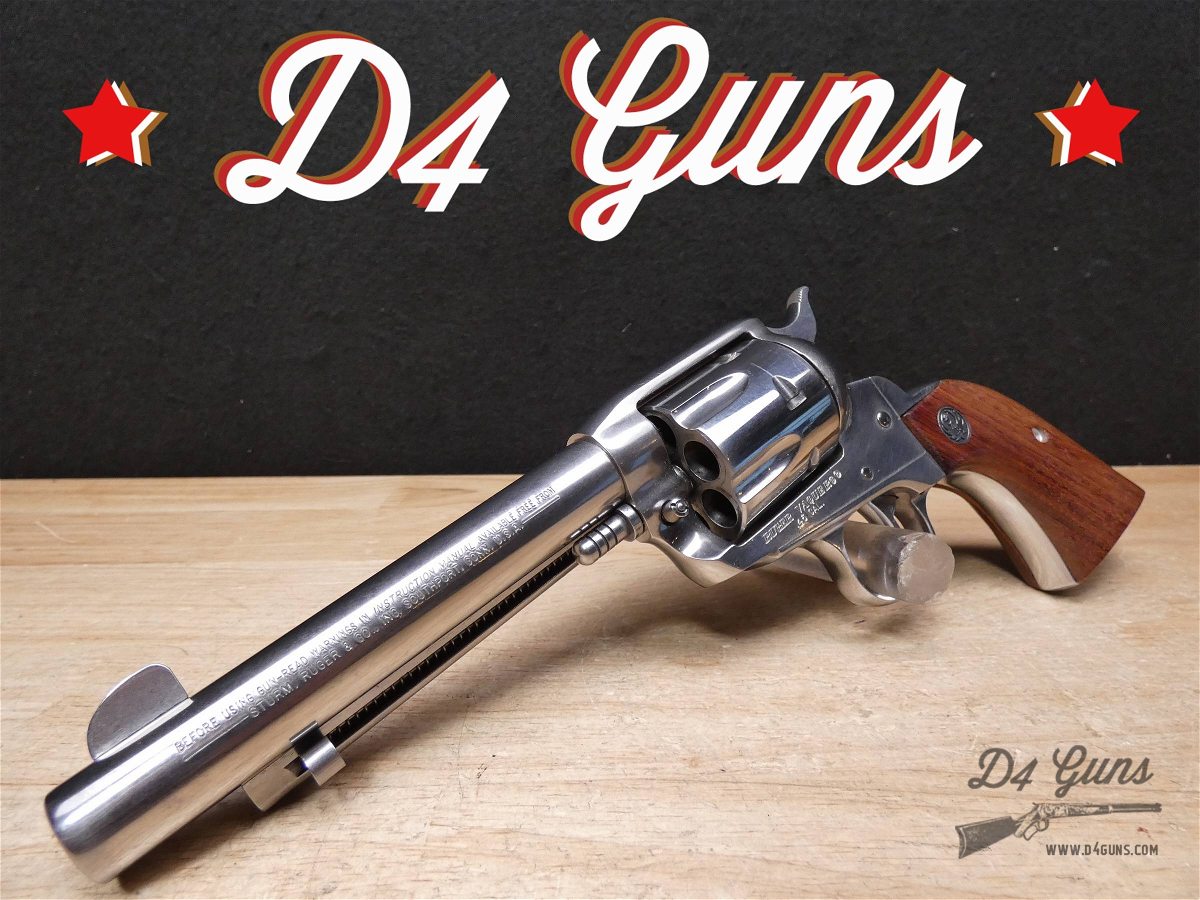 Ruger Vaquero - .45 Long Colt - Stainless - Mfg 1998 - Modern SAA-img-0