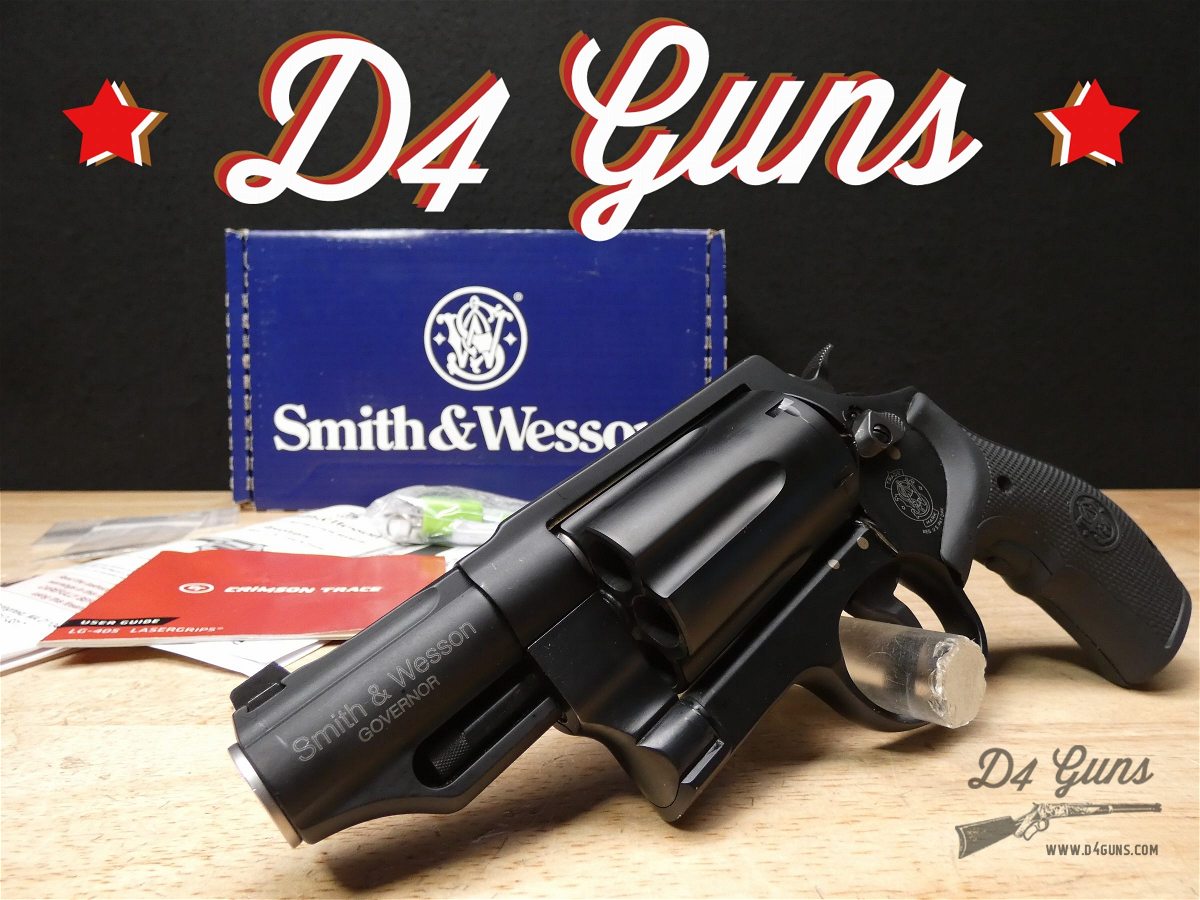 Smith & Wesson Governor - .45 LC .45ACP .410ga - S&W - Crimson Trace Grips-img-0