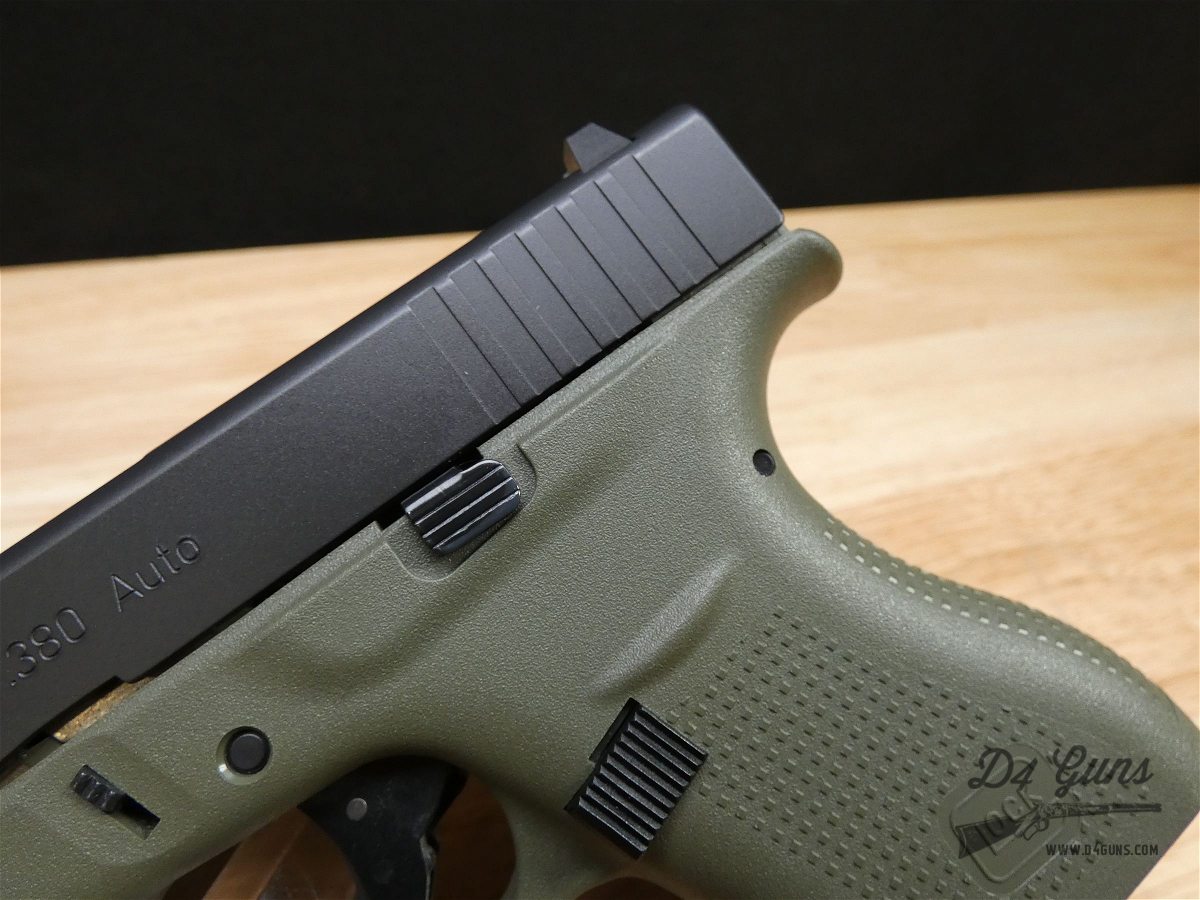 Glock 42 - .380 ACP - USA - G42 - w/ OG Case & 2 Mags - OD Green - Holster!-img-6