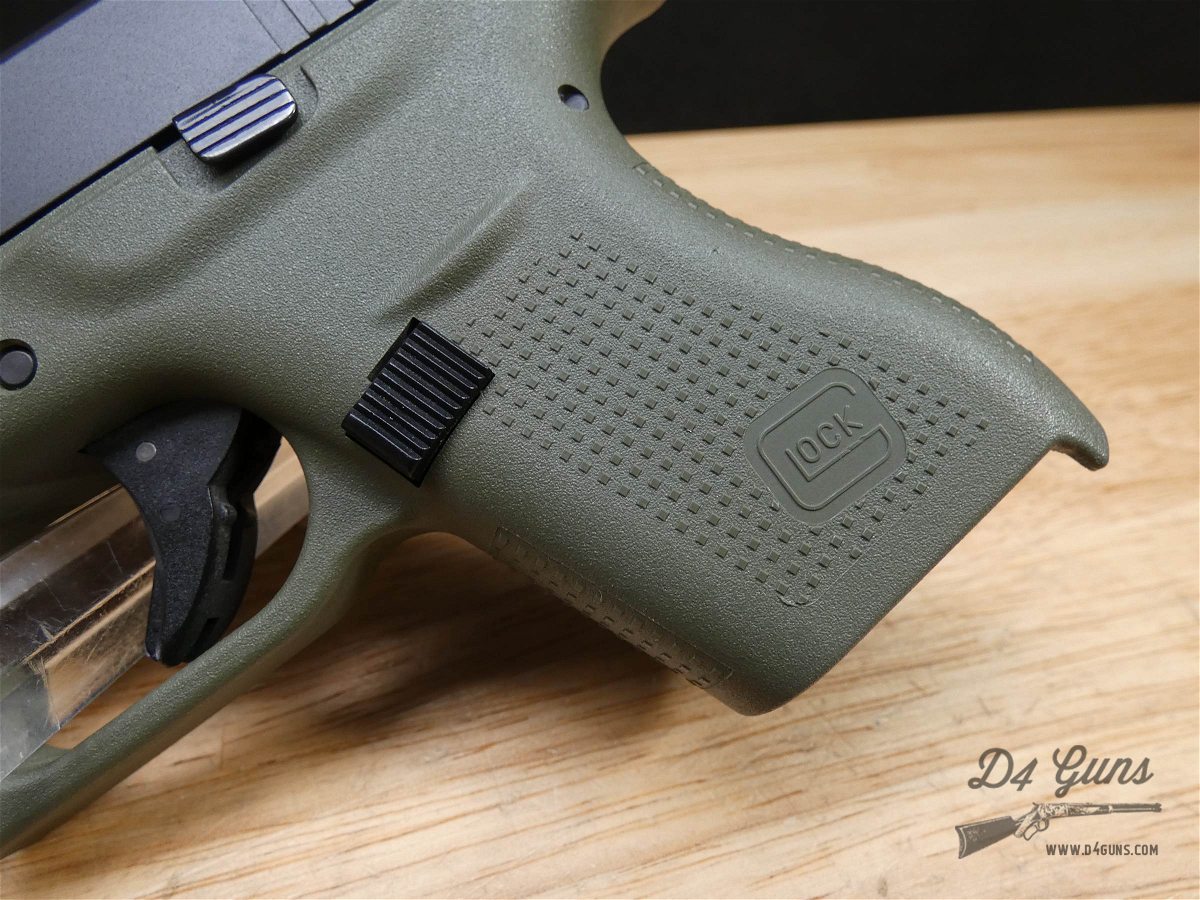 Glock 42 - .380 ACP - USA - G42 - w/ OG Case & 2 Mags - OD Green - Holster!-img-7