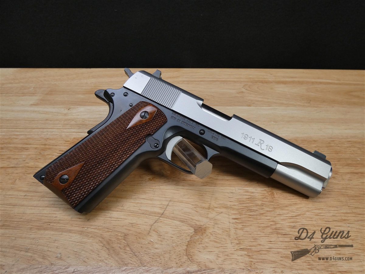 Remington 1911R1 Stainless - .45 ACP - 1911 R1 Two-Tone - w/ 2 Mags & Case-img-17