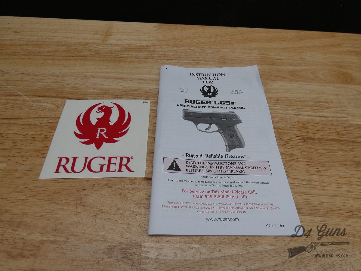 Ruger LC9s - 9mm - w/ OG Box + More - LC9 - MFG 2017 -  LOOK!-img-19