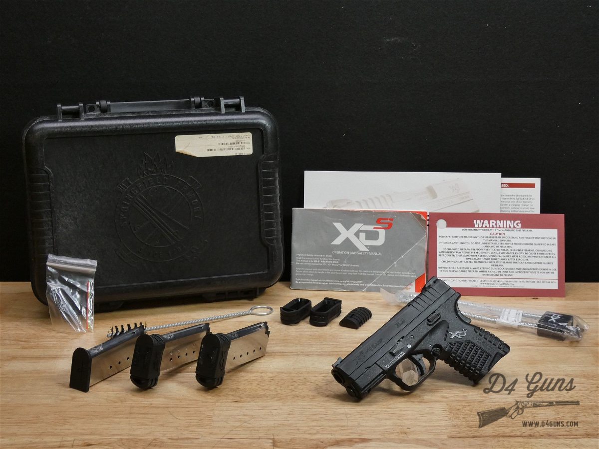 Springfield XDs-45 3.3 - .45 ACP - 45 AUTO - 3 Mags & OG Case - XDs - XD-img-1