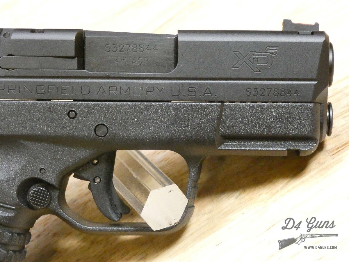 Springfield XDs-45 3.3 - .45 ACP - 45 AUTO - 3 Mags & OG Case - XDs - XD-img-10
