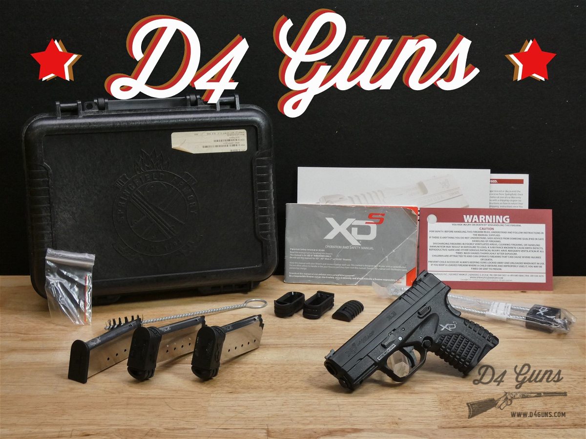 Springfield XDs-45 3.3 - .45 ACP - 45 AUTO - 3 Mags & OG Case - XDs - XD-img-0