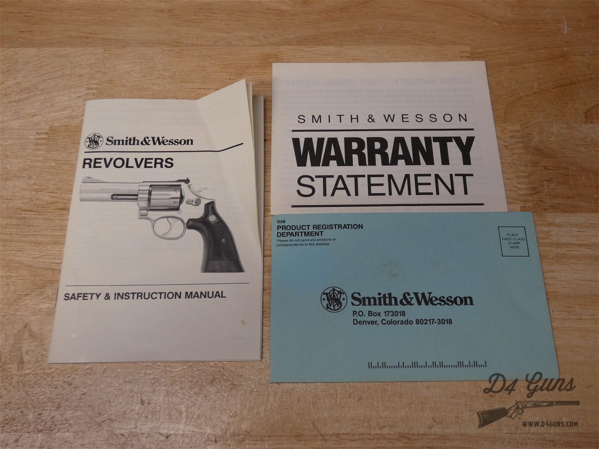 Smith & Wesson 25-7 Model of 1989 - .45 Colt - XLNT S&W 25 w/ OG Box & More-img-26