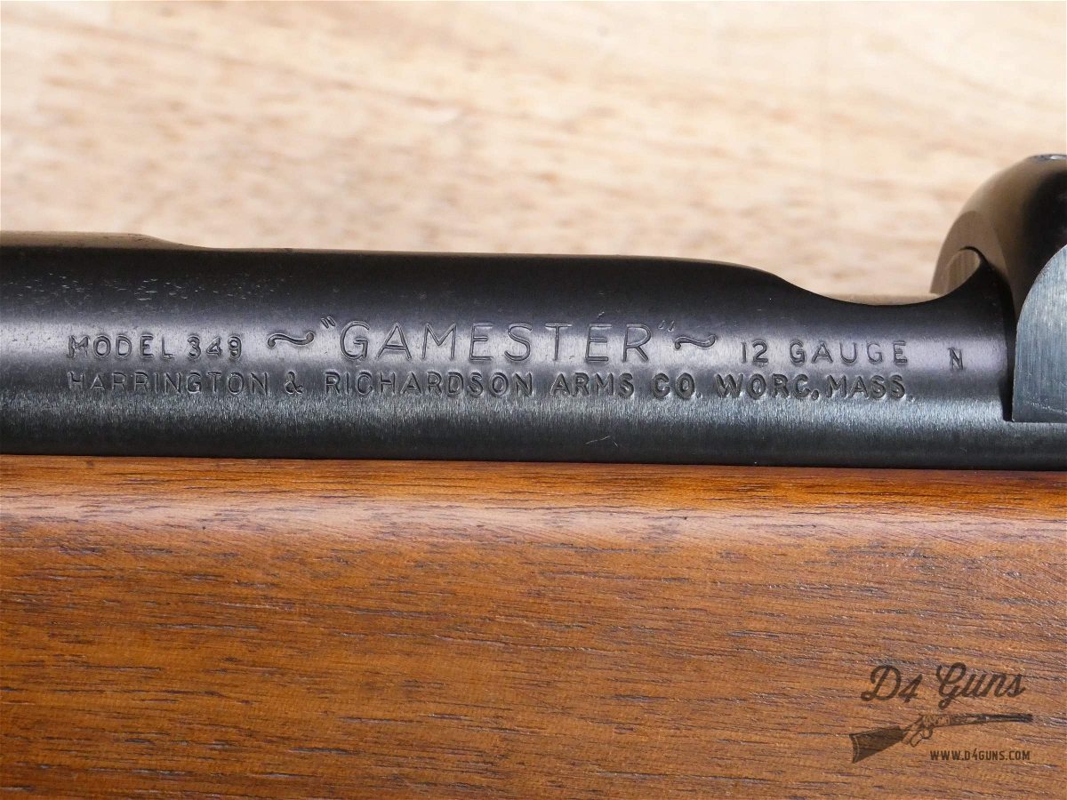 H&R Model 349 Gamester - 12ga - 12 GA - Bolt Shotgun - Adj. Choke - LOOK!-img-40