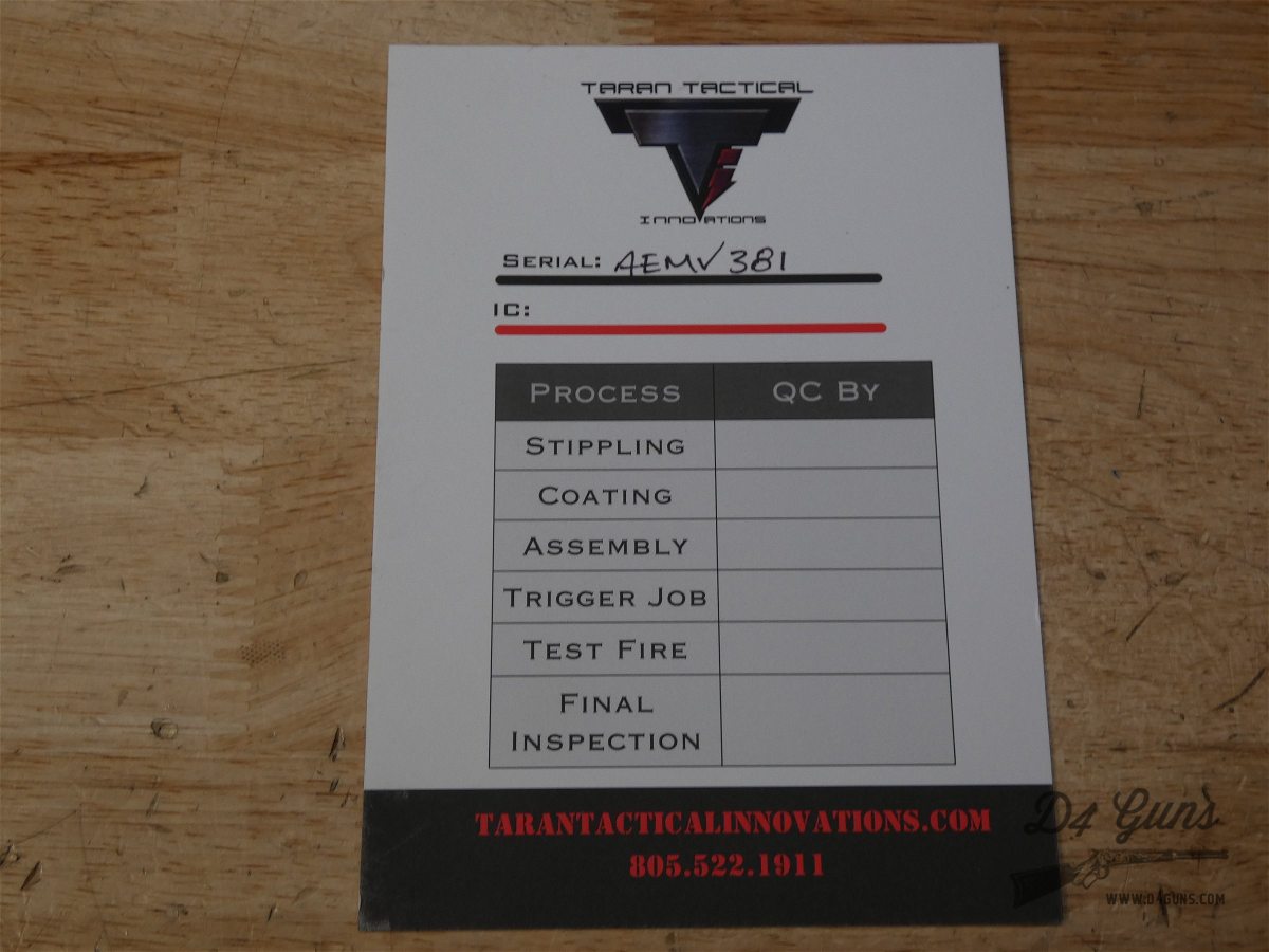 Taran Tactical Glock 19 Terminal List Mariner TLG-19 - 9mm - Engraved Box-img-41