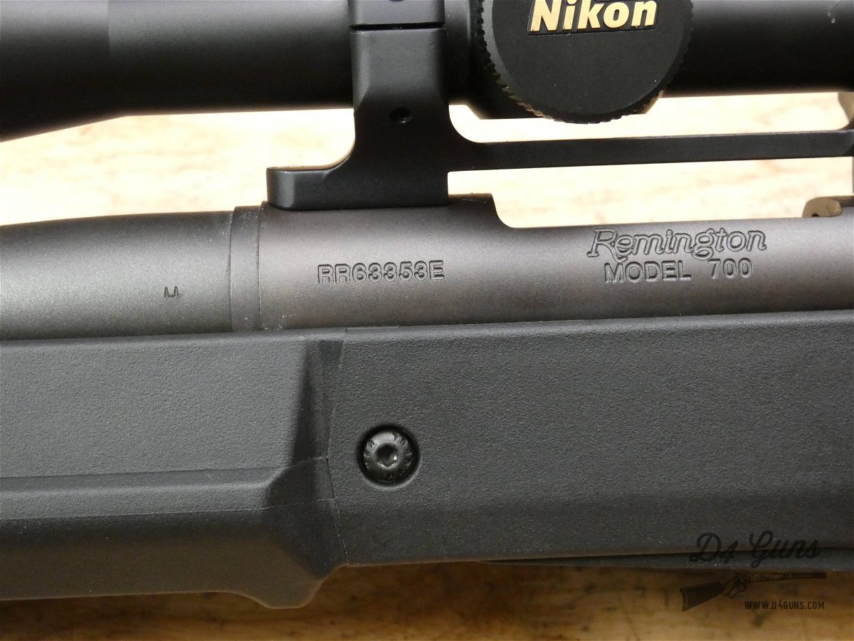 Remington 700 SPS Tactical - .308 Win - Nikon Scope & Custom Plano Case - C-img-29