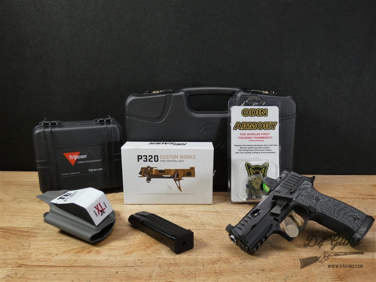 Sig Sauer P320 Custom Works - 9mm - w/ Trijicon RMR & MUCH MORE - 320 - C-img-1