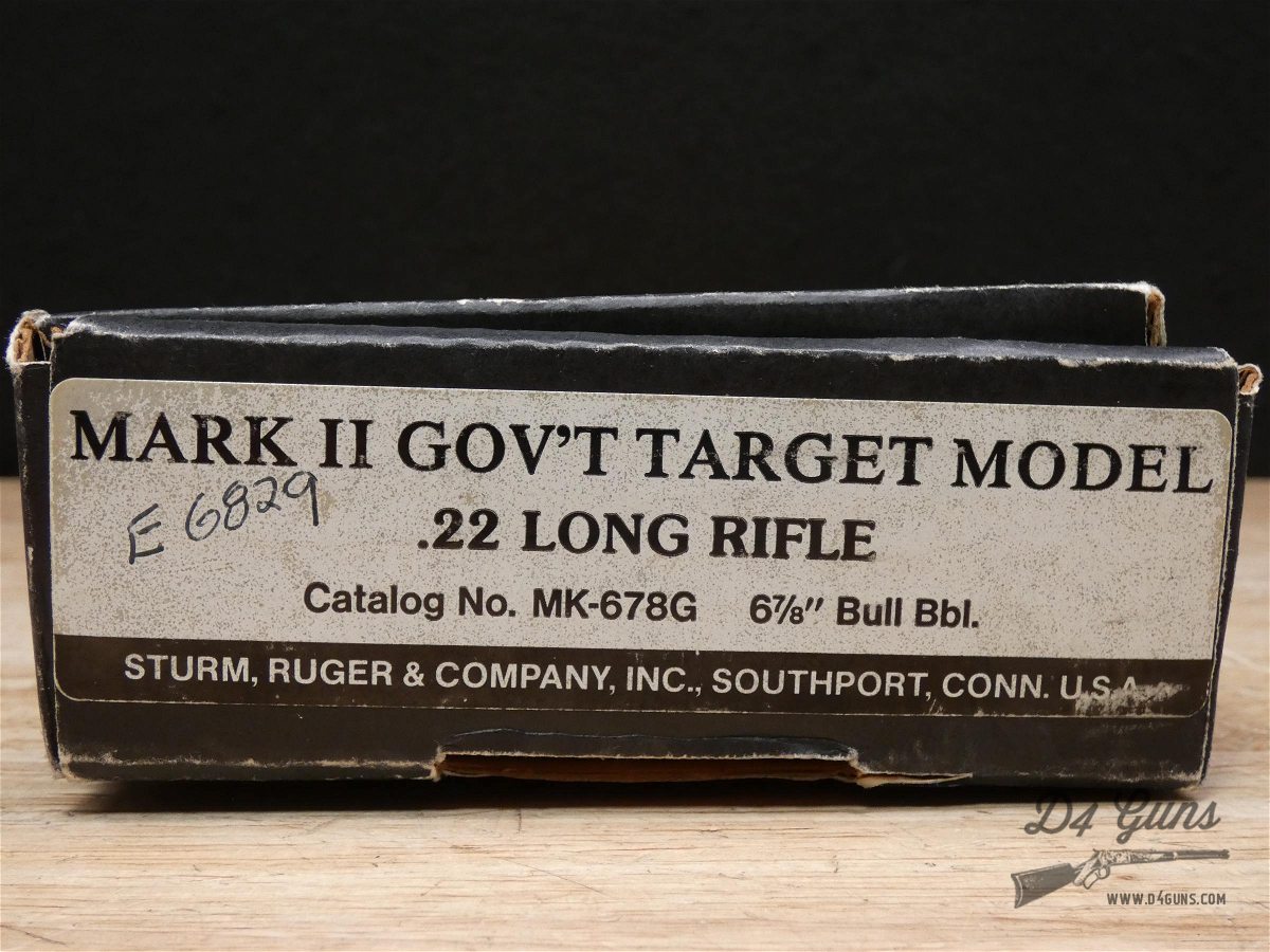 Ruger Mark II Government Target Model - .22 LR - MFG 1984 - MKII - XLNT-img-19