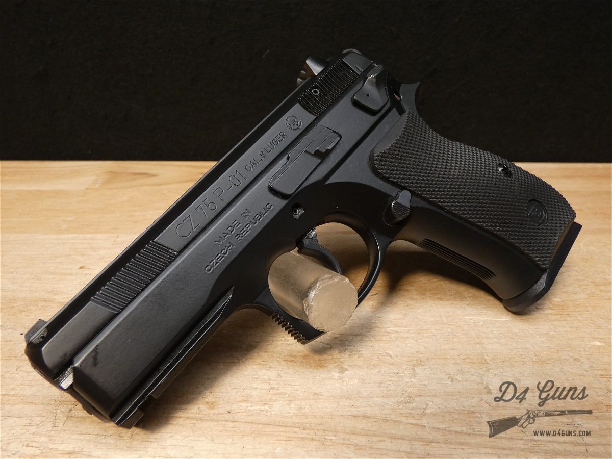 CZ 75 P-01 - 9mm - w/ 4 Mags - P01 - MFG 2015 - Compact - CCW Pistol-img-2