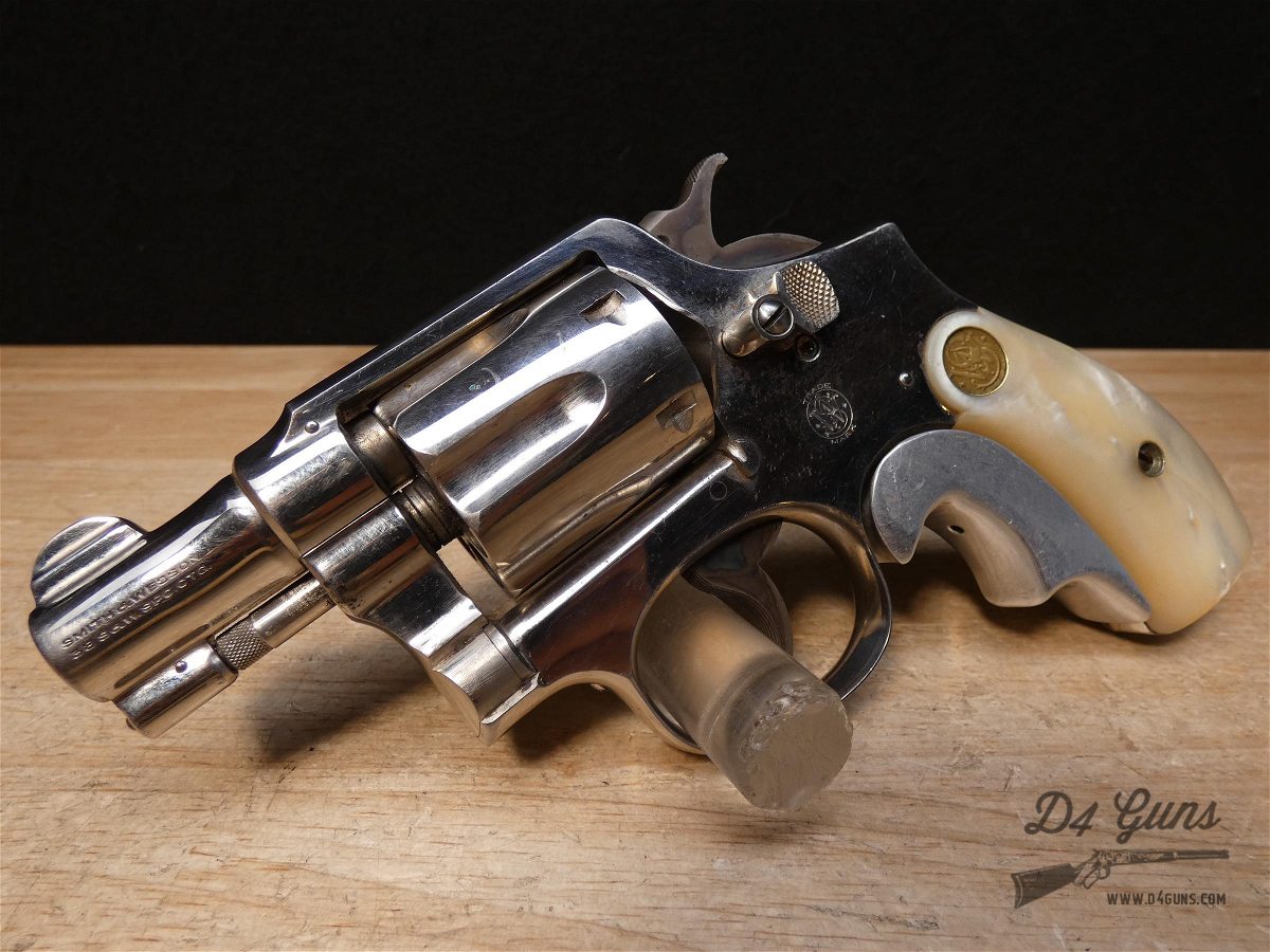 Smith & Wesson Pre-Model 10 - .38 Spl - Snub Nose - M&P 2 IN BBL- Nickel-img-1