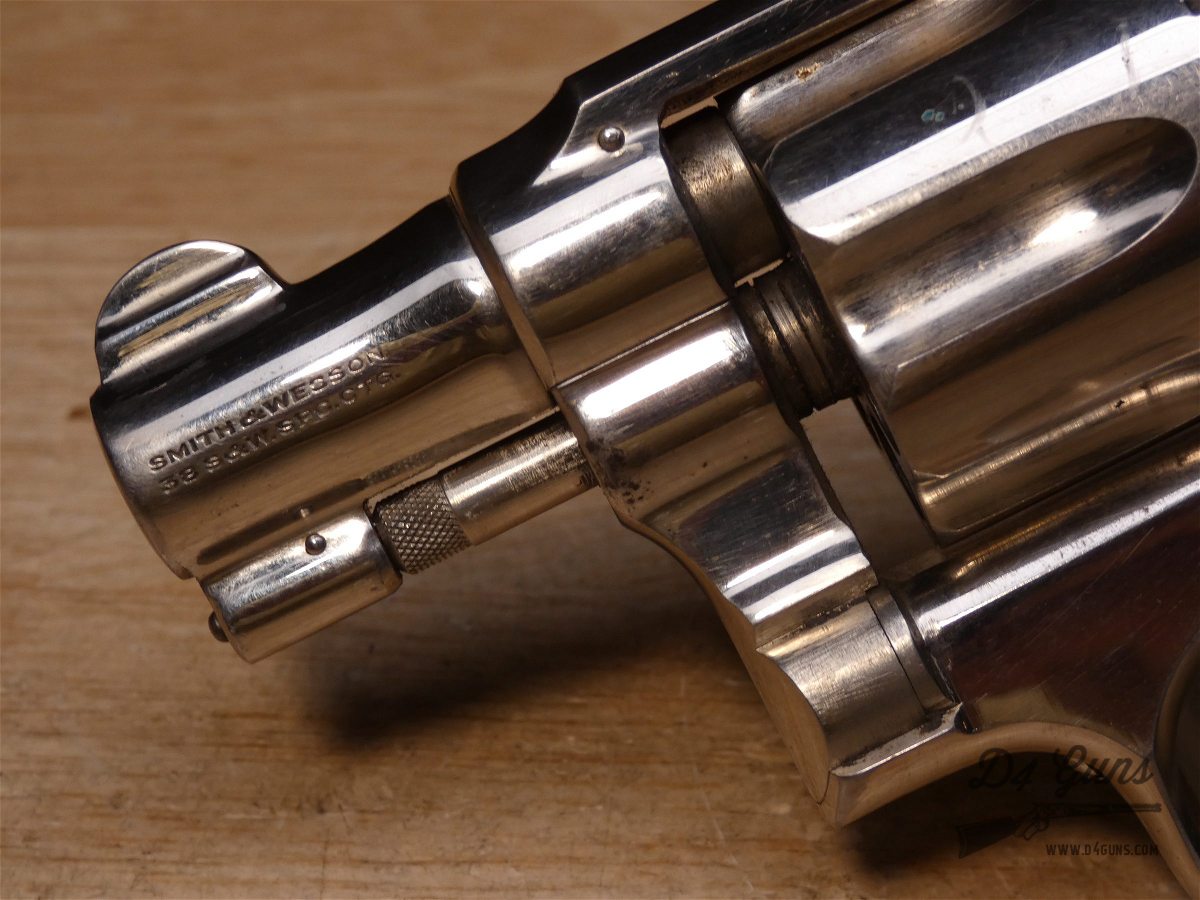 Smith & Wesson Pre-Model 10 - .38 Spl - Snub Nose - M&P 2 IN BBL- Nickel-img-2