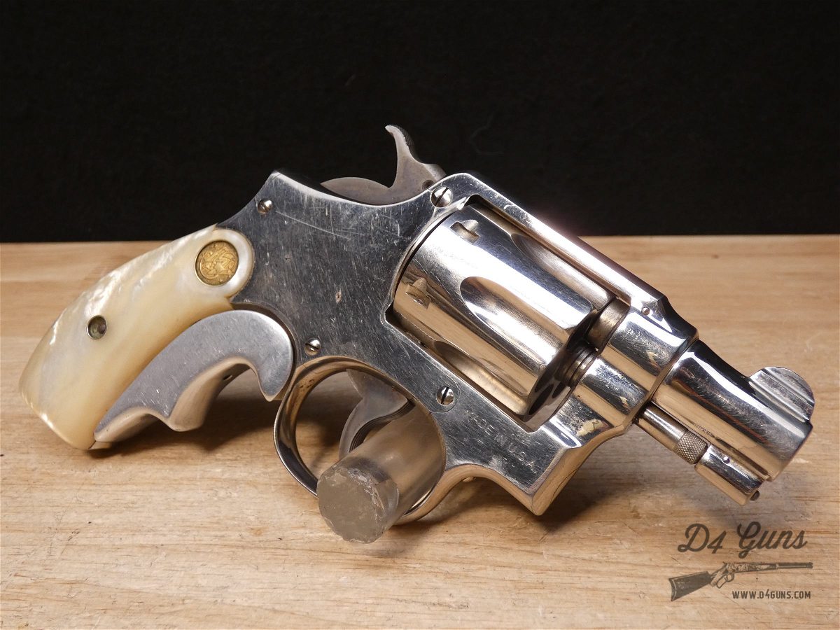 Smith & Wesson Pre-Model 10 - .38 Spl - Snub Nose - M&P 2 IN BBL- Nickel-img-6