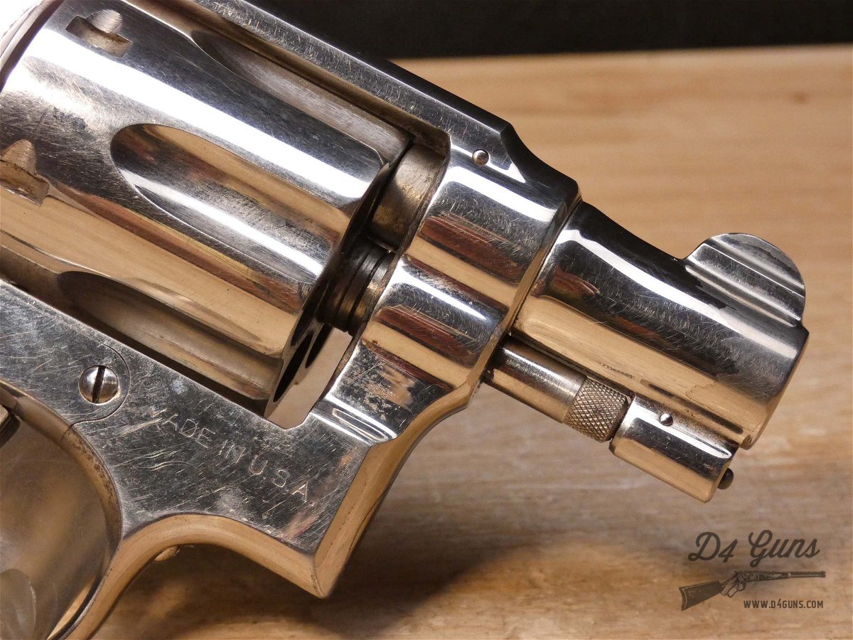 Smith & Wesson Pre-Model 10 - .38 Spl - Snub Nose - M&P 2 IN BBL- Nickel-img-9