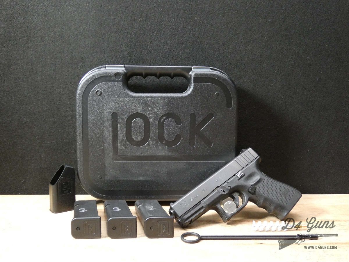 Glock 23 Gen4 - .40 S&W - G23 - Gen 4 - Austria - CCW - w/ OG Case & 3 Mags-img-1