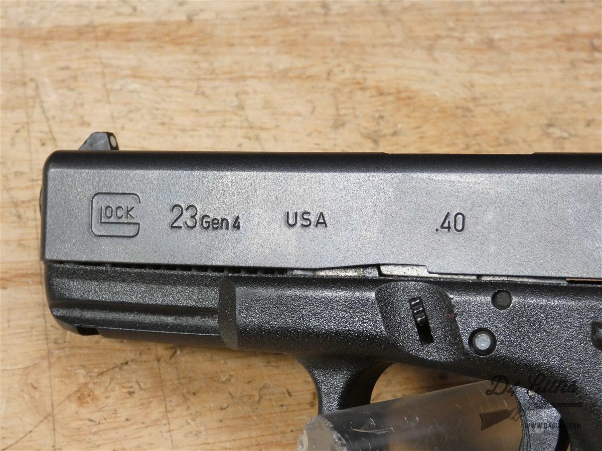 Glock 23 Gen4 - .40 S&W - G23 - Gen 4 - Austria - CCW - w/ OG Case & 3 Mags-img-28