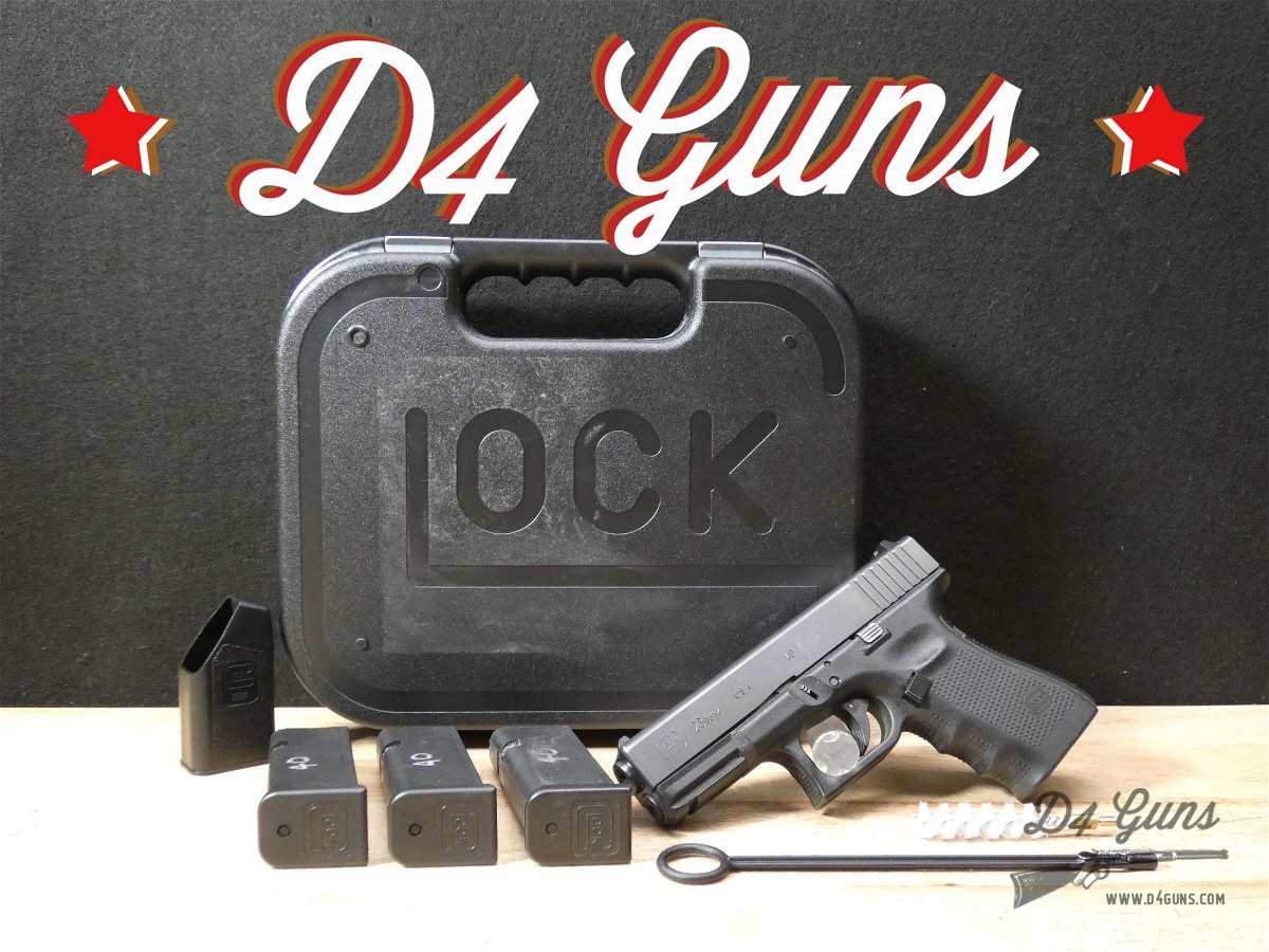 Glock 23 Gen4 - .40 S&W - G23 - Gen 4 - Austria - CCW - w/ OG Case & 3 Mags-img-0